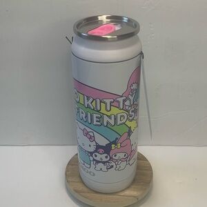 NWT Hello Kitty & Friends 16 oz Can Cooler White